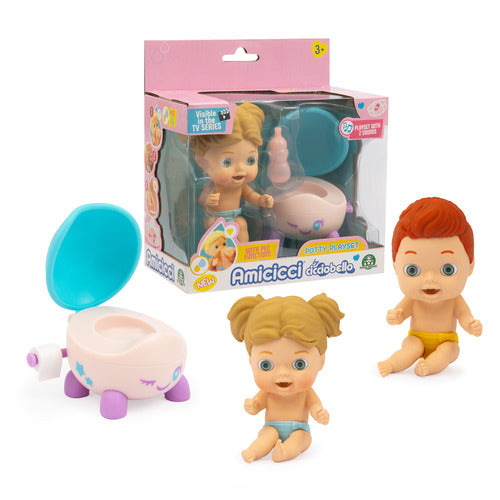 AMC01000 CICCIOBELLO AMICICCI POTTY PLAYSET AST.