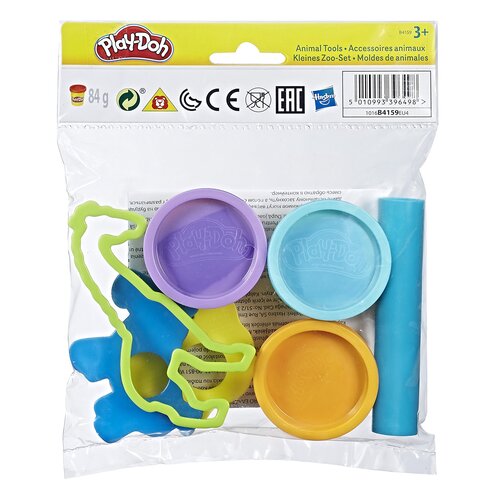 B4159 PLAY DOH SET ACCESSORI ANIMALI + PASTA