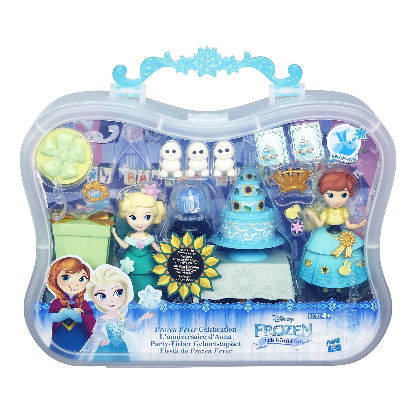 B5191EU4 Frozen Small Doll Valigette Asst.