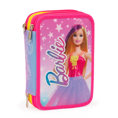 SCUOLA BA944000 ASTUCCIO 3 ZIP BARBIE
