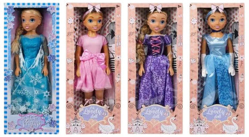 BD2001A-D PRINCIPESSE 80CM SINGOLA, 4 VARIANTI