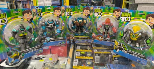 BEN46000 BEN10 PERSONAGGIO BASE SINGOLO - 5 VARIANTI