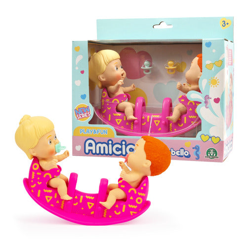 CC042000 CICCIOBELLO AMICICCI PLAY AND FUN SET CON 2 PERSONAGGI
