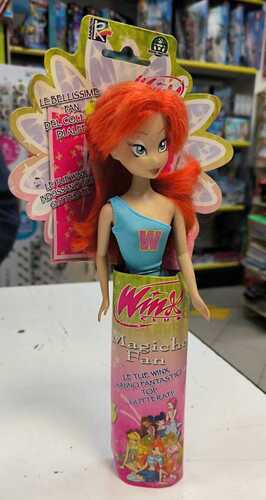 VINTAGE CCP21906 BAMBOLA WINX CLUB BLOOM MAGICHE FAN 32CM