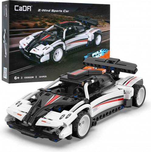 DBLC52022W Cada - Z-Wind Sports Car - 321 pcs