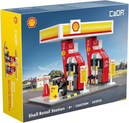 DBLC66028W Cada - Shell Retail Station Mini - 305 pcs