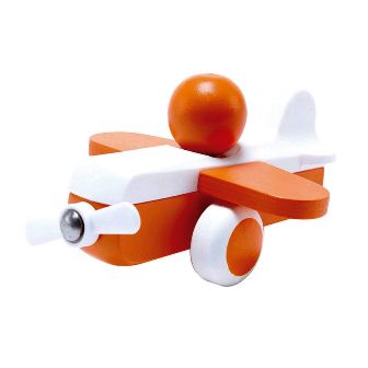 LEGNO E0065 Aereo a elica arancione