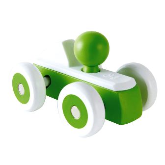 LEGNO E0067 Automobile da corsa verde