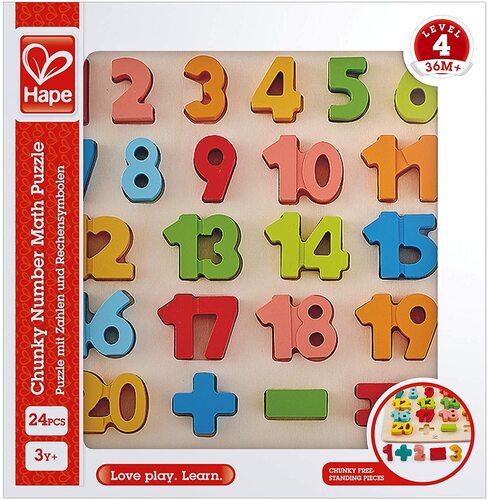 LEGNO E1550 Puzzle matematica