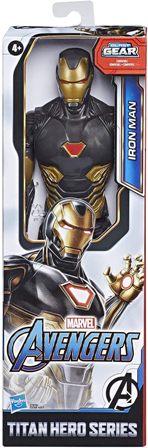 E7878ES0 AVENGERS TITAN HERO 30CM - IRON MAN TUTA NERA E ORO