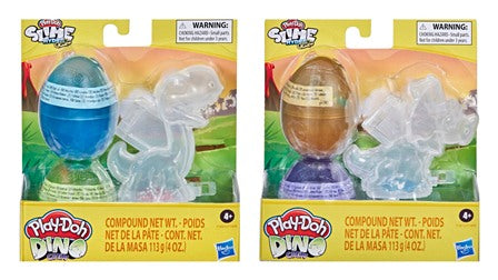 F14995R4 PLAY DOH SLIME DINO CREW UOVA SINGOLO(2 VARIANTI)