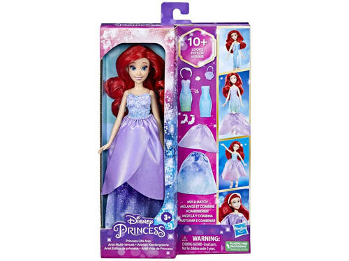 F4624 Disney Princess life Bambola Ariel mix & match con vestiti