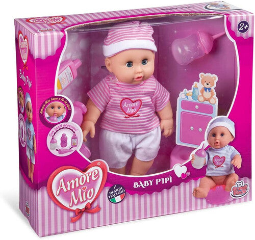 GG71104 BAMBOLA AMORE MIO BABY PIPI' CON ACCESSORI
