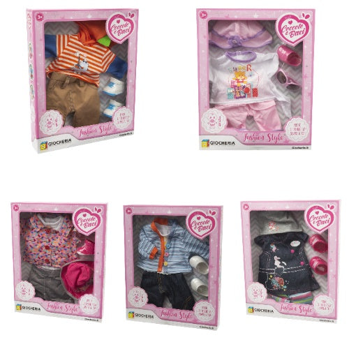 GGI190274 CB VESTITINI BAMBOLA SET SINGOLO ASS. 5MOD
