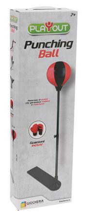GGI190400 PO PUNCHING BALL C/PEDANA E GUANTONI