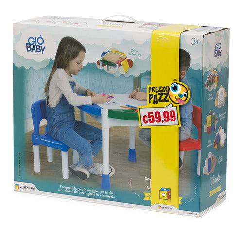 GGI200143 Tavolo con Costruzioni e 2 Sedie