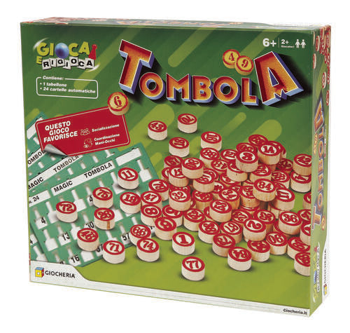 GIOCO DI SOCIETA' GGI220238 GR TOMBOLA 24 CARTELLE CON FINESTRELLA