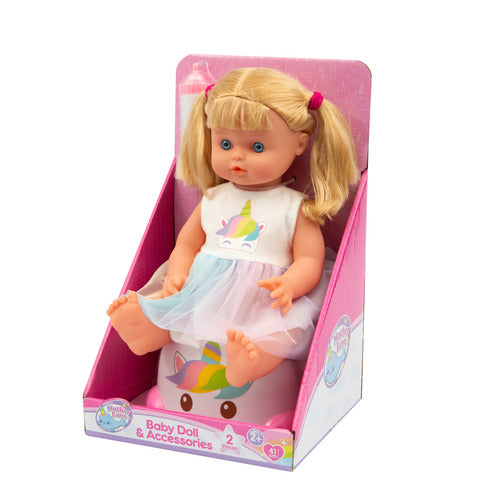 GGI240113 C&B BAMBOLA 41CM VASINO UNICORNO