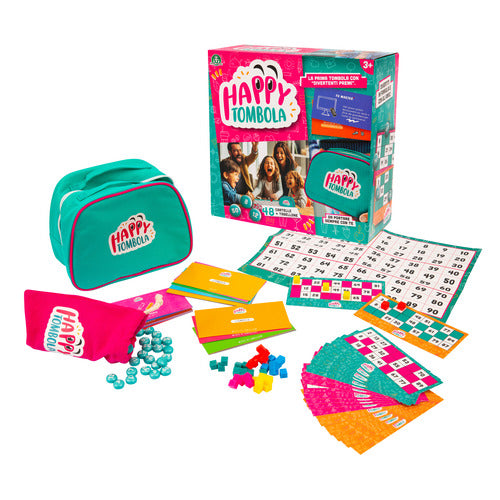 GIOCO DI SOCIETA' HAB00000 HAPPY TOMBOLA
