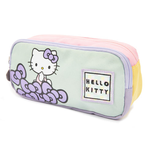 SCUOLA HK957000 ASTUCCIO 2 ZIP HELLO KITTY
