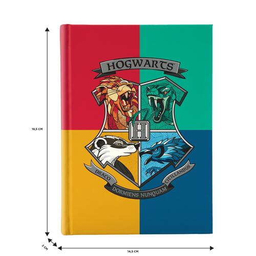 SCUOLA HR938100 HARRY POTTER 26 DIARIO 4 COLORI 10M