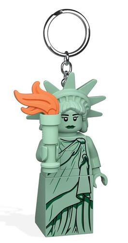 GADGET KE158H PORTACHIAVI LED LEGO STATUA LIBERTA' 7CM
