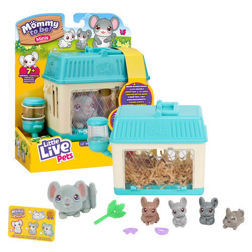 LP301410 LIVE PETS  MOMMY TO BE MINI PLAYSET MOUSE