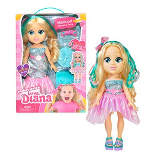 LVE08000 BAMBOLA LOVE DIANA CM33 PARTY MERMAID