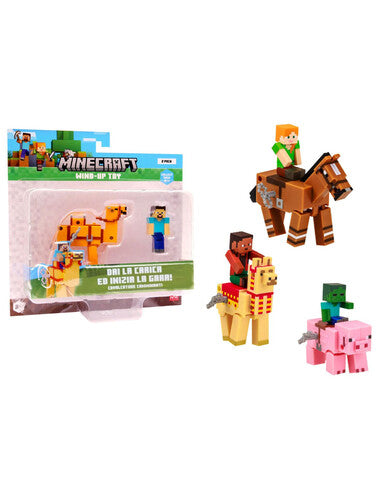 MCR175779 Minecraft Serie2 Cavalcature Wind Up singolo,ass.to
