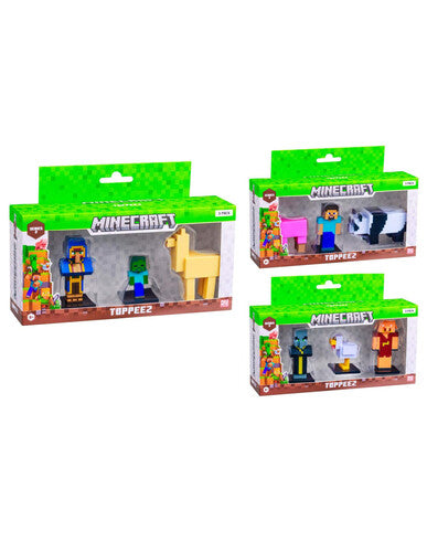 MCR175793 Minecraft Serie2 3D Pack 3 singolo - 3 varianti