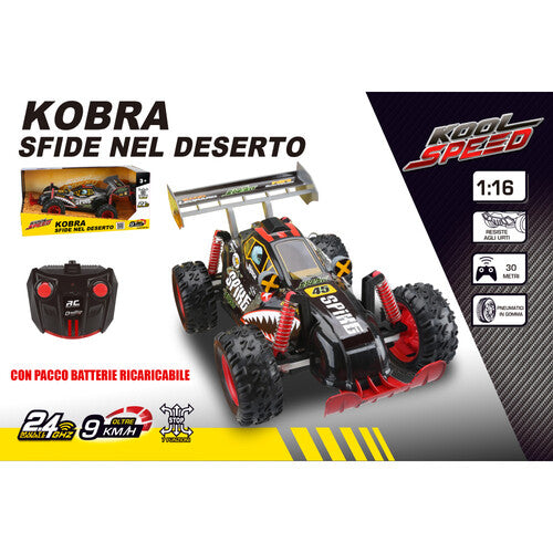 RADIOCOMANDO MGG17034 KOBRA SFIDA NEL DESERTO 1:10 CON PACK