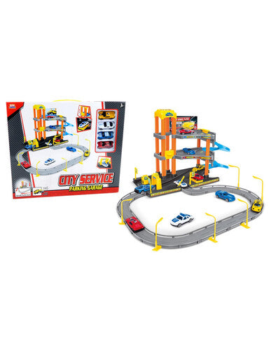 MGG442501 Garage con pista 3 piani e 4 veicoli