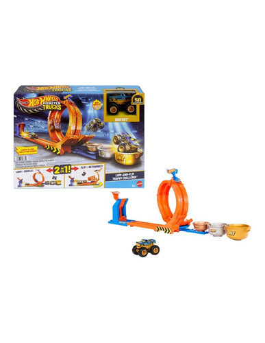MTTJBX64 Pista Hot Wheels Monster Trucks Trofeo Salti Acrobatic
