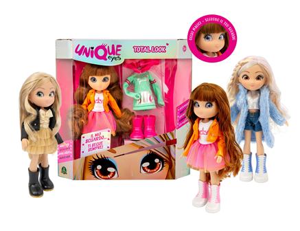 MYM01000 BAMBOLA MAGIC EYES F.DOLL TOTAL LOOK(3 VARIANTI)