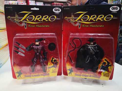 NCR00235 PERS.SINGOLO LINEA ZORRO L'EROE MASCHERATO(2003) - 2 VARIANTI