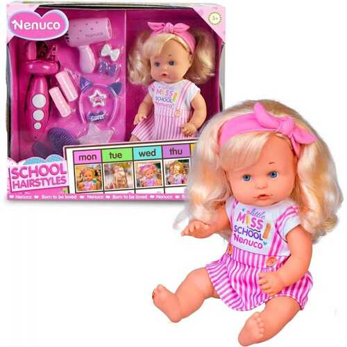 NFN60000 BAMBOLA NENUCO SCHOOL HAIRSTYLES 35CM