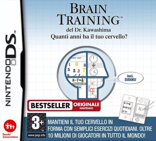 NINTENDO DS BRAIN TRAINING QUANTI ANNI HA IL TUO CERVELLO?
