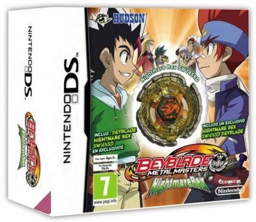 NINTENDO DS BEYBLADE METAL MASTERS NIGHTMARE REX