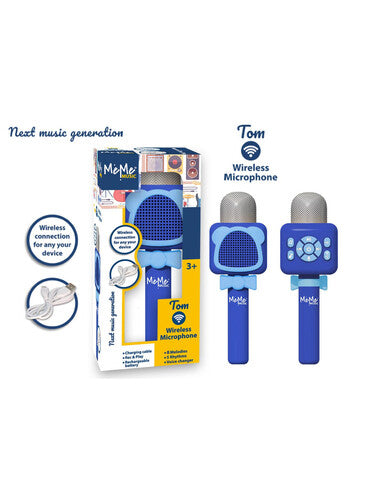 NXT70255 Tom Microfono Karaoke Wireless blu