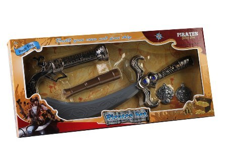 ODG457 IL PIRATA  -  SPADA PISTOLA E CANOCCHIALE