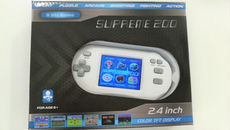 ELETTRONICO ODG645 CONSOLE PORTATILE 200 GIOCHI 8 BIT (13x6CM)