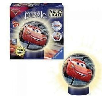 Puzzle 3D CARS LIGHT Lampada Notturna