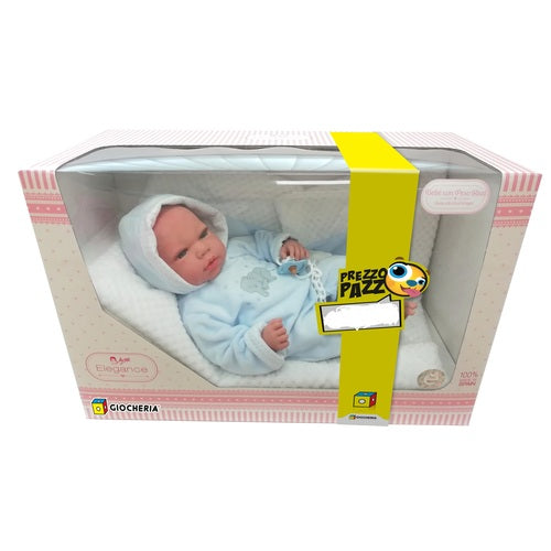 POS210140 BAMBOLA ARIAS BEBE' 40CM TUTINA AZZURRA