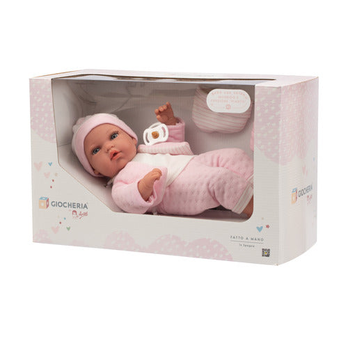 POS210158 BAMBOLA ARIAS - Bebè cm.33 Completino ROSA