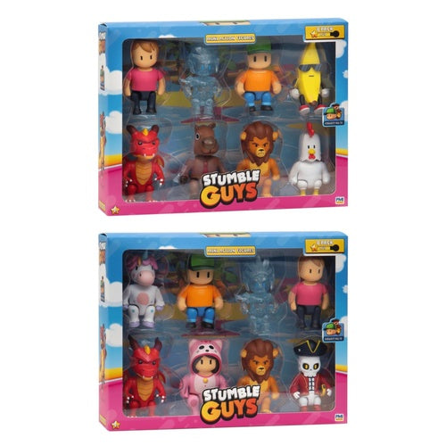 SG3008 STUMBLE GUYS ACTION FIGURE 8CM - PACK 2 VARIANTI