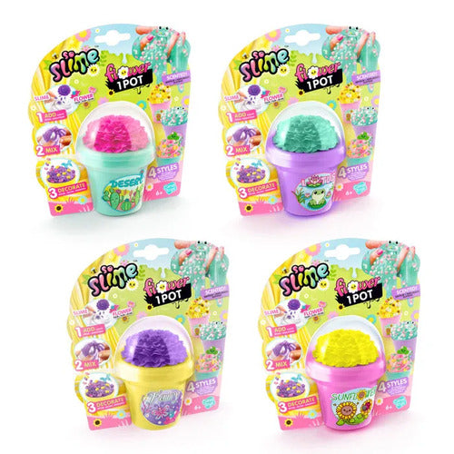 SSC417 SO SLIME FLOWER VASETTO SINGOLO - 4 VARIANTI
