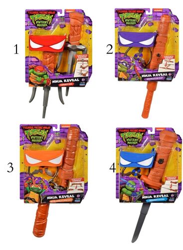 TU806000 TURTLES MOVIE 23 ROLE PLAY SINGOLO/4 VARIANTI
