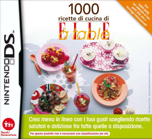 NINTENDO DS 1000 RICETTE DI CUCINA ELLE A' TABLE