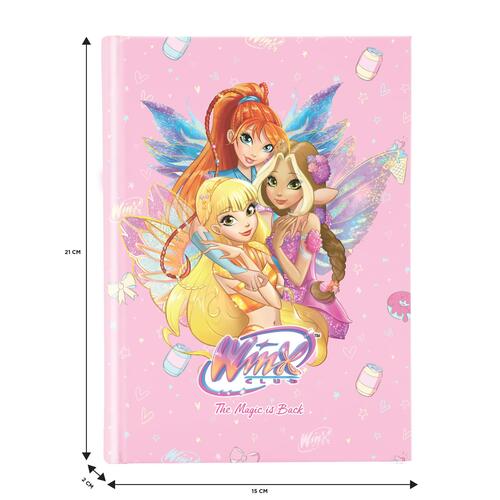SCUOLA WN9E2100 WINX 26 DIARIO WINX ABBRACCIATE F.TO STANDARD