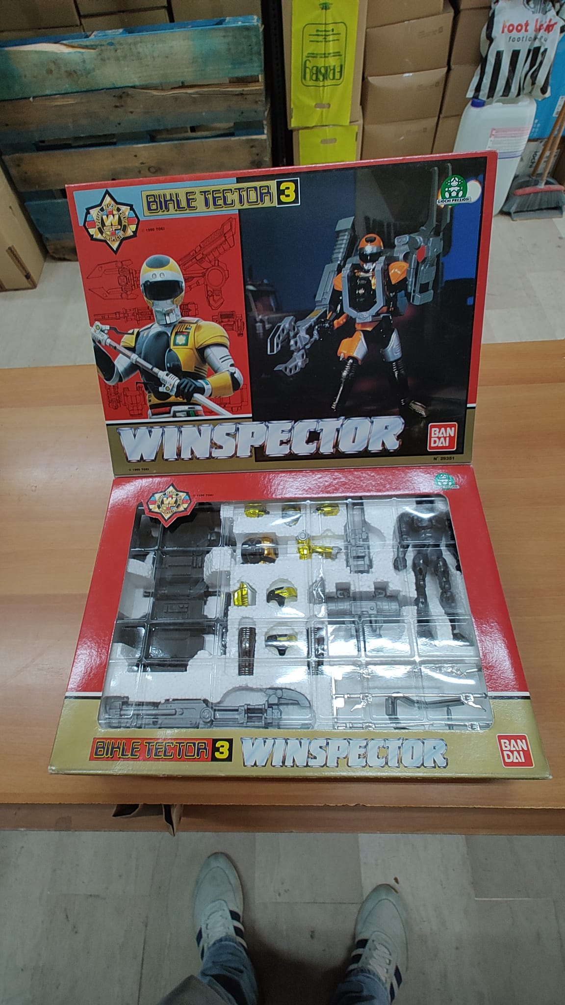 Vintage old style retro games Winspector Bandai Bikle Tector 3 Giallo Giochi Preziosi 1990